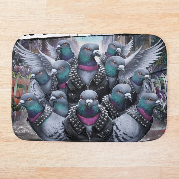Aperçu de l'œuvre Pas de dieux, pas de maîtres, Pigeon Anarchy Design créée et vendue par Creative Spark.