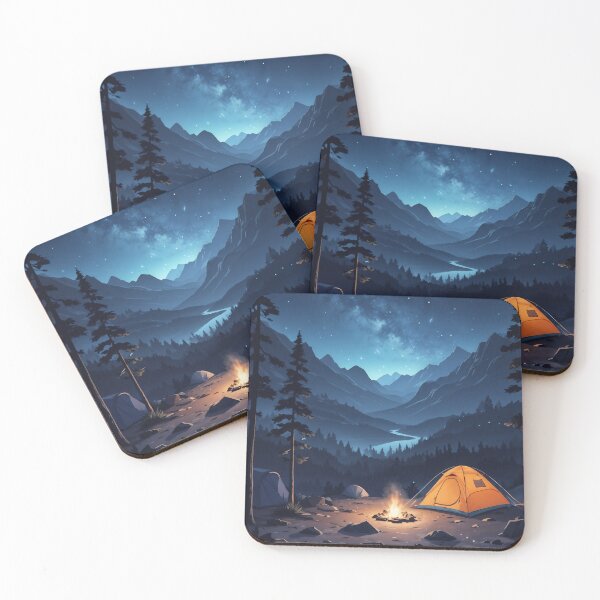 Item preview, Camping under the stars designed and sold by CreativPurpose.