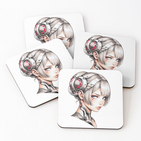 Aperçu de l'œuvre Cyborg Girl créée et vendue par ArtCraftLab.