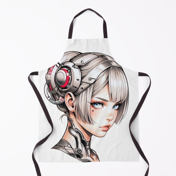 Aperçu de l'œuvre Cyborg Girl créée et vendue par ArtCraftLab.
