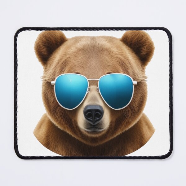 Item preview, bear wearing sunglasses: cool bear,cute bear designed and sold by Wildora Studio.