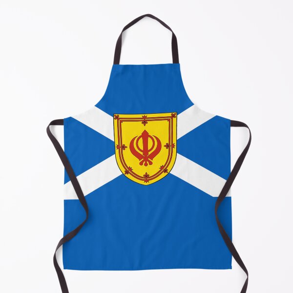 Item preview, Scottish Saltire Flag with Sikhism Symbol Shield (Bratach Saltire na h-Alba le Sgiath Semol SiKhism) designed and sold by JonathanR1994.