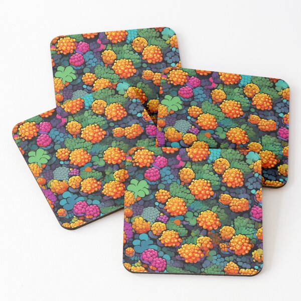 Item preview, Nordic Cloudberry Allover Pattern designed and sold by DreamCraze.