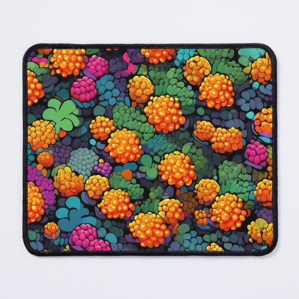 Item preview, Nordic Cloudberry Allover Pattern designed and sold by DreamCraze.