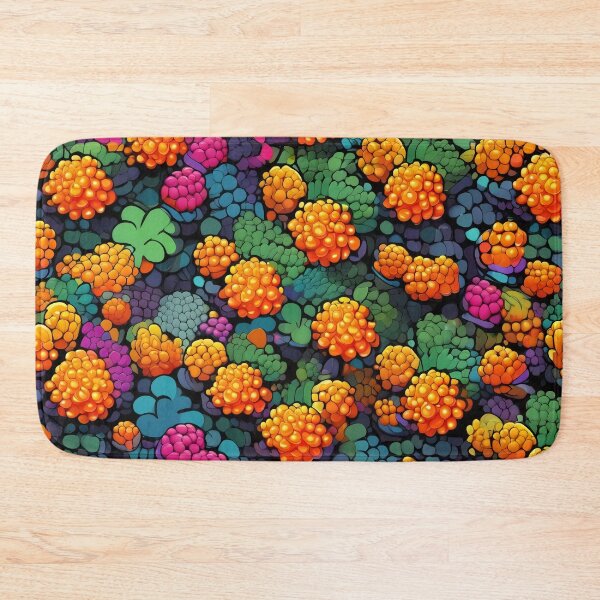 Item preview, Nordic Cloudberry Allover Pattern designed and sold by DreamCraze.