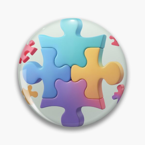 Item preview, Autism awareness day. Autism Heart, Autism heart circuit, Puzzle awareness stickers designed and sold by Anastasiia Yurevych.