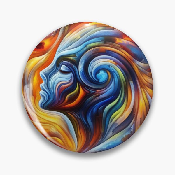 Item preview, The Enigmatic Woman in The Abstract Art Bis designed and sold by redask2me.
