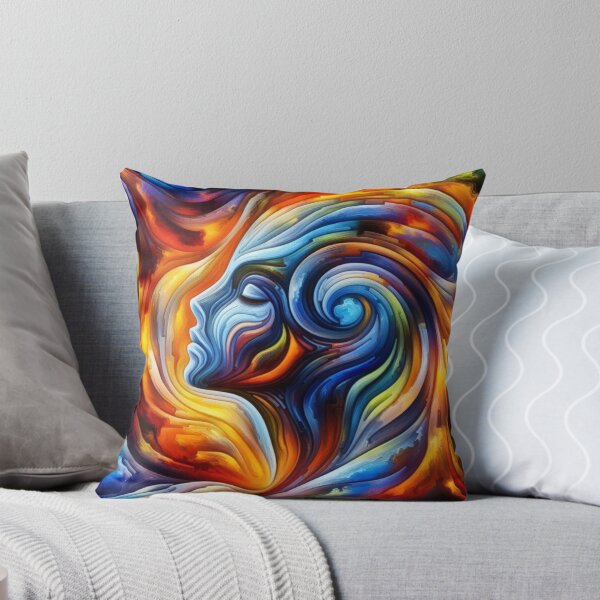 Item preview, The Enigmatic Woman in The Abstract Art Bis designed and sold by redask2me.