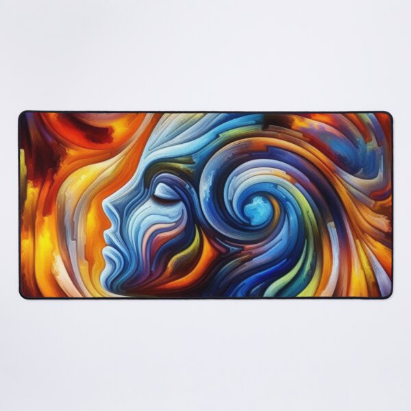 Item preview, The Enigmatic Woman in The Abstract Art Bis designed and sold by redask2me.