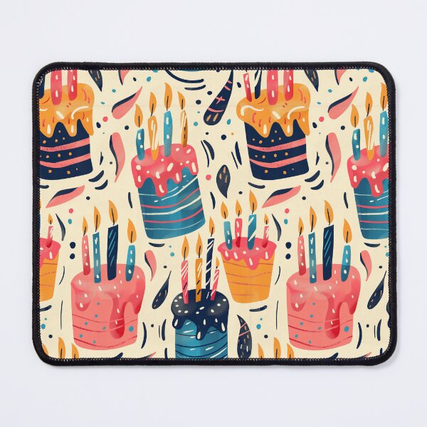 Item preview, Happy Birthday Cakes Pattern designed and sold by sheprint.