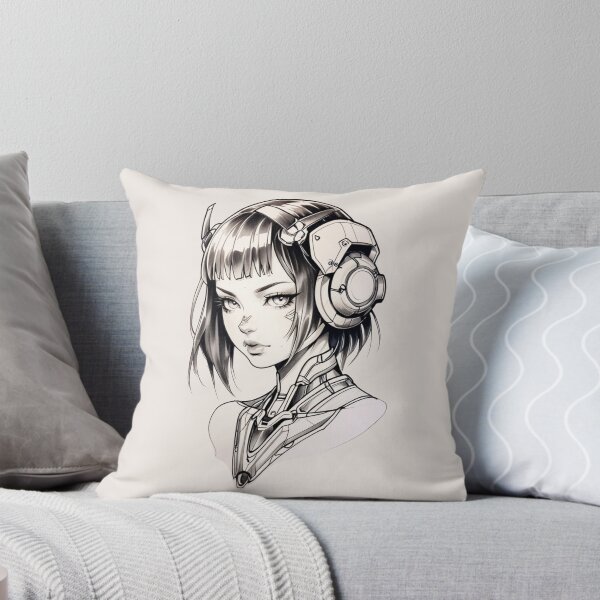 Aperçu de l'œuvre Cyborg Girl créée et vendue par ArtCraftLab.
