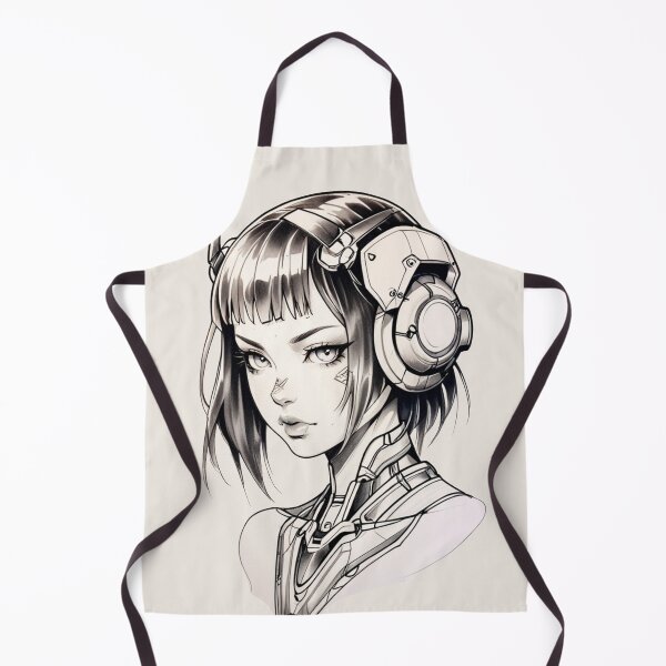 Aperçu de l'œuvre Cyborg Girl créée et vendue par ArtCraftLab.