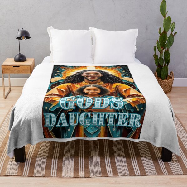 Item preview,  Gods daughter with Dad  christian happy cute romantic gifts for family designed and sold by thankful-loco.