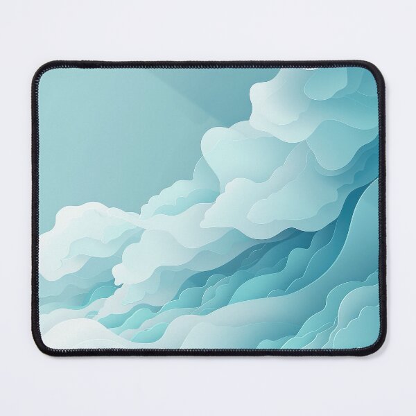 Item preview, Paper Cutout Clouds in Blue Hues designed and sold by brandway.