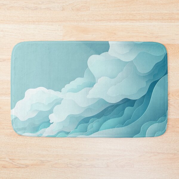 Item preview, Paper Cutout Clouds in Blue Hues designed and sold by brandway.