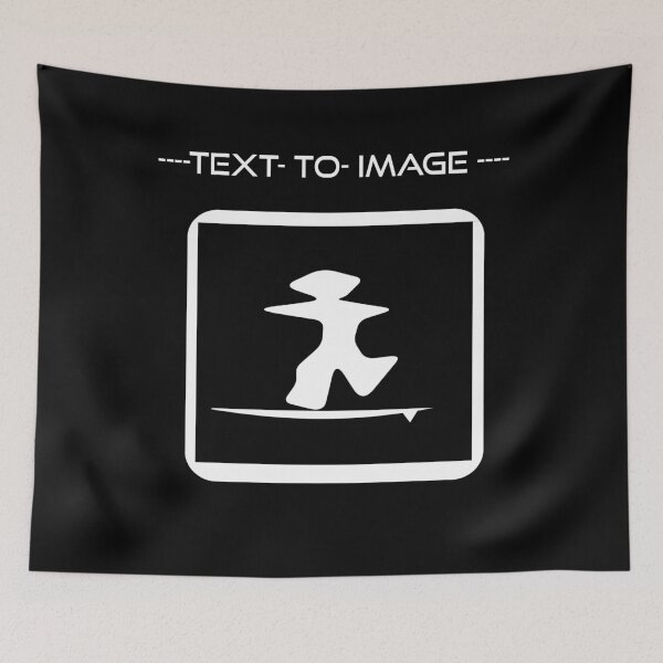Item preview, Text To Image (The Surfer) designed and sold by porfysoundtrack.