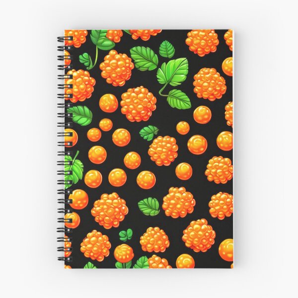 Item preview, Scandinavian Nature Cloudberry Pattern designed and sold by DreamCraze.