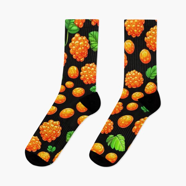 Item preview, Scandinavian Nature Cloudberry Pattern designed and sold by DreamCraze.