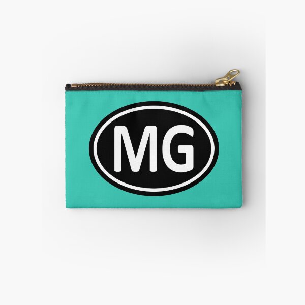 Item preview, Letras blancas ovaladas con monograma de iniciales MG designed and sold by Jeallan Designs.