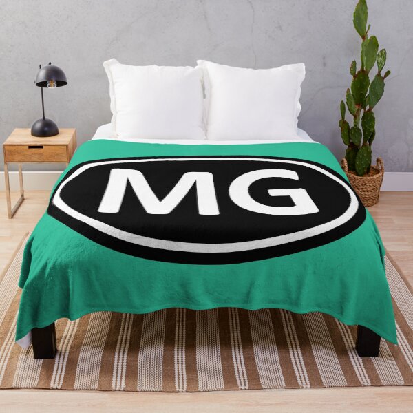 Item preview, MG Initials Monogram Oval White Letters designed and sold by Jeallan Designs.