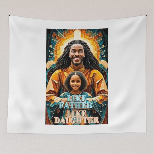 Item preview, Like father like daughter christian happy cute romantic gifts for family designed and sold by thankful-loco.