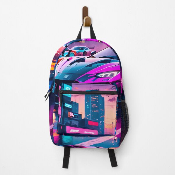 Item preview, Turbo Charged Racing Car In A Neon Drift designed and sold by Ink Art Design.