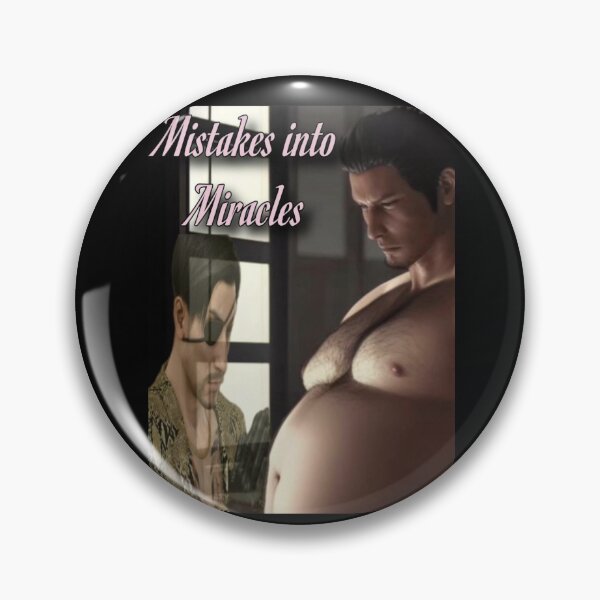 Item preview, Mistakes into Miracles Kiryu & Majima Funny Yaoi Fanfiction Merch designed and sold by MerikuroCreates.