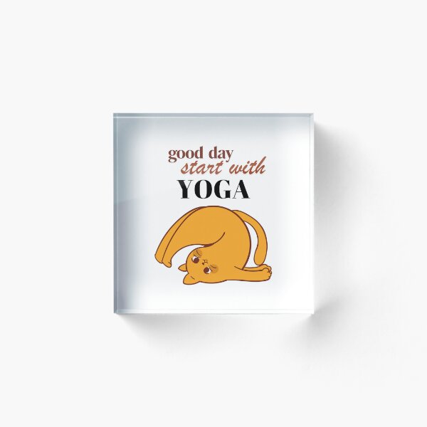 Item preview, Good day start with Yoga designed and sold by StilePazzia.