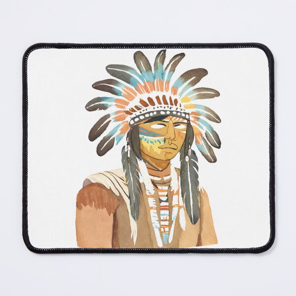 Item preview, Native American tribe face designed and sold by AKRE R.
