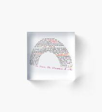 The Rainbow Connection Acrylic Block