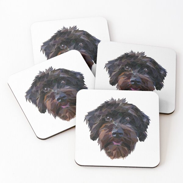 Item preview, Black Cockapoo Low Poly Design  designed and sold by Maciej  Strzelczyk.
