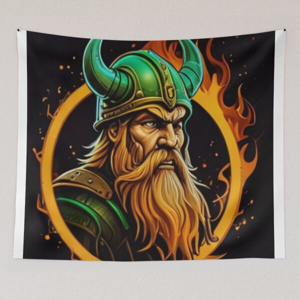 Item preview, Biker special, Viking all ablaze. designed and sold by cbishopbailey.