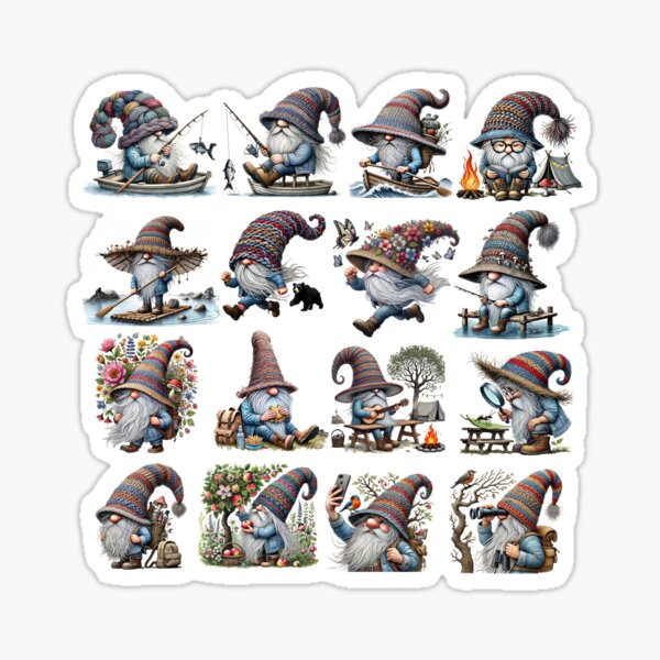 Item preview, Autumn Gnome Clipart Collection - Fall Gnome PNG Images for Crafts and Decor designed and sold by Suganya26.
