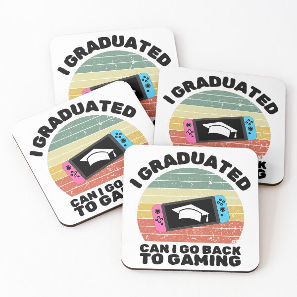 Item preview, I Graduated Can I Go Back To Gaming Now Graduation Gamers designed and sold by sumajouda.