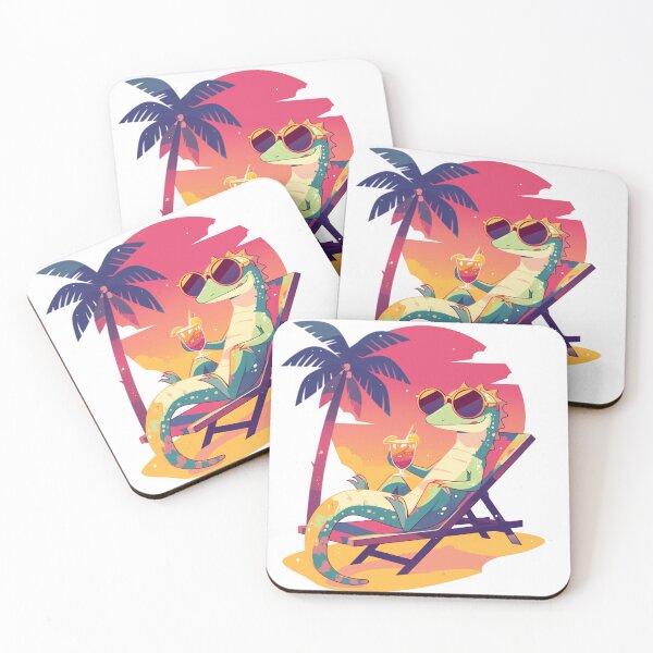 Item preview, Lizard's Summer Beach Day: Sun and Relaxation designed and sold by ImprintEmporium.