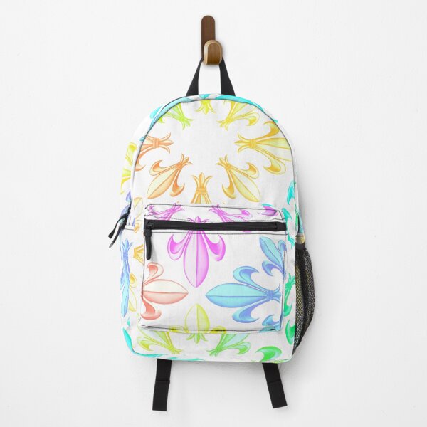 Item preview, Rainbow Fleur Pattern designed and sold by lezell.