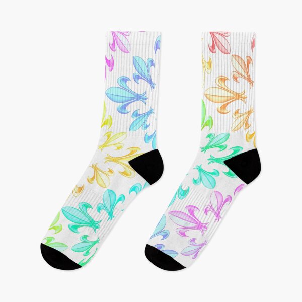 Item preview, Rainbow Fleur Pattern designed and sold by lezell.