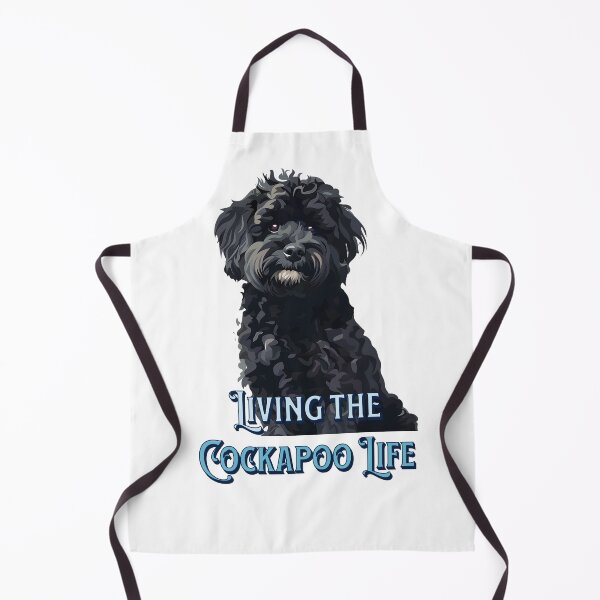 Item preview, Black Cockapoo Living The Cockapoo Life Abstract Design designed and sold by Maciej  Strzelczyk.