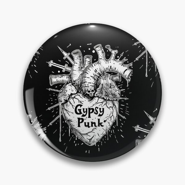 Item preview, Gothic Heart “Gypsy Punk” with Retrofuturistic Font designed and sold by Piotrek0001.