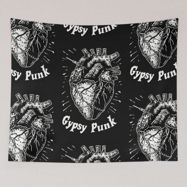 Item preview, Gothic Heart “Gypsy Punk” with Retrofuturistic Font designed and sold by Piotrek0001.