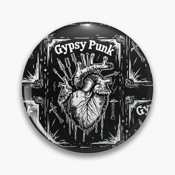 Item preview, Gothic Heart “Gypsy Punk” with Retrofuturistic Font designed and sold by Piotrek0001.