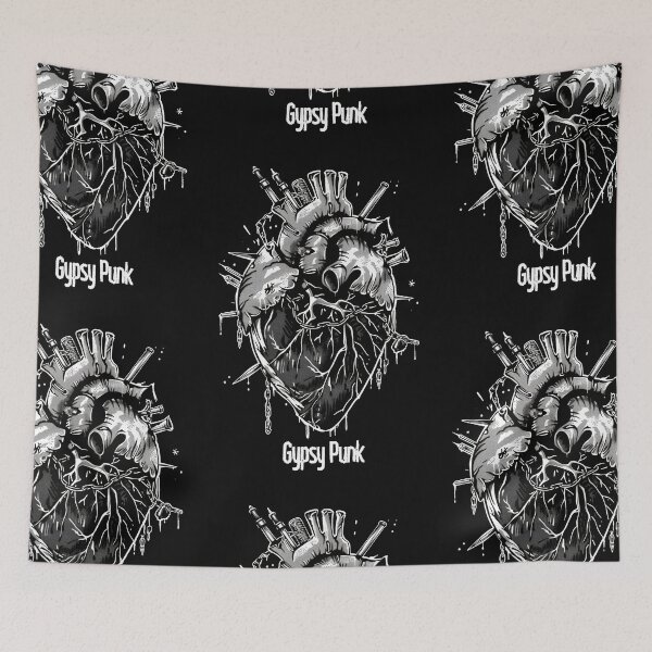 Item preview, Gothic Heart “Gypsy Punk” with Retrofuturistic Font designed and sold by Piotrek0001.