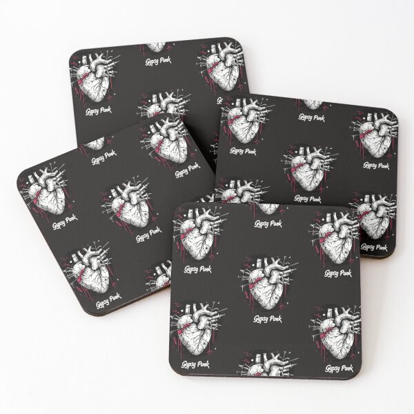 Item preview, Gothic Heart “Gypsy Punk” with Retrofuturistic Font designed and sold by Piotrek0001.