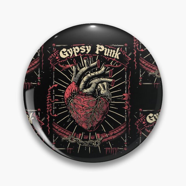 Item preview, Gothic Heart “Gypsy Punk” with Retrofuturistic Font designed and sold by Piotrek0001.