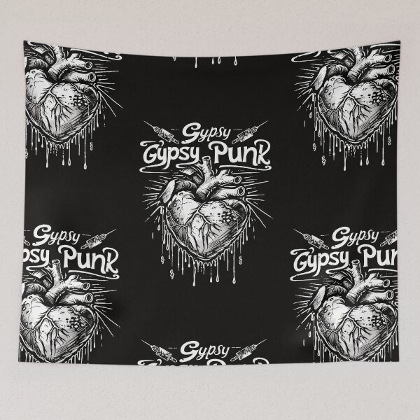 Item preview, Gothic Heart “Gypsy Punk” with Retrofuturistic Font designed and sold by Piotrek0001.