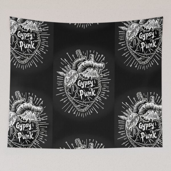 Item preview, Gothic Heart “Gypsy Punk” with Retrofuturistic Font designed and sold by Piotrek0001.