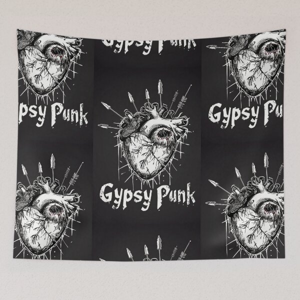 Item preview, Gothic Heart “Gypsy Punk” with Retrofuturistic Font designed and sold by Piotrek0001.