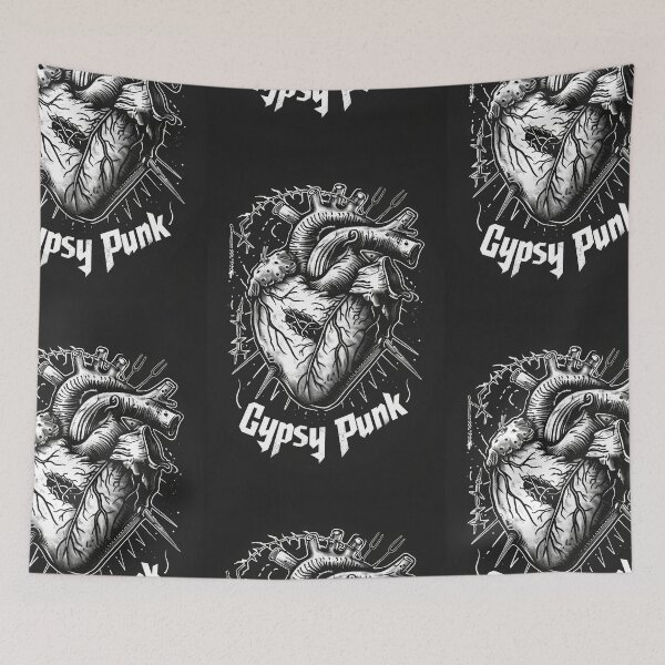 Item preview, Gothic Heart “Gypsy Punk” with Retrofuturistic Font designed and sold by Piotrek0001.
