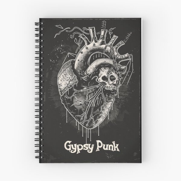 Item preview, Gothic Heart “Gypsy Punk” with Retrofuturistic Font designed and sold by Piotrek0001.