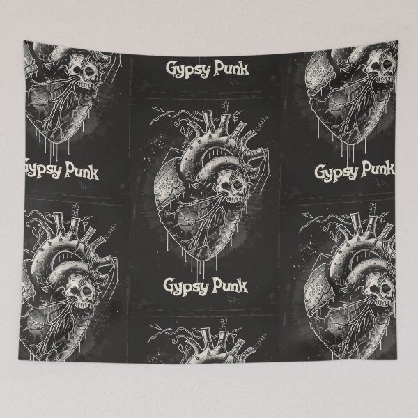 Item preview, Gothic Heart “Gypsy Punk” with Retrofuturistic Font designed and sold by Piotrek0001.